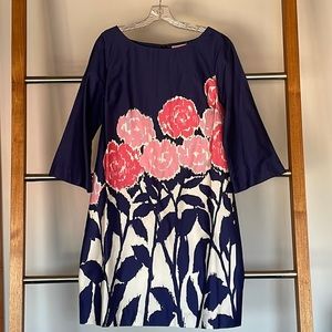Lilly Pulitzer Shauna Tunic Dress in Bright Navy Size 12. NWT